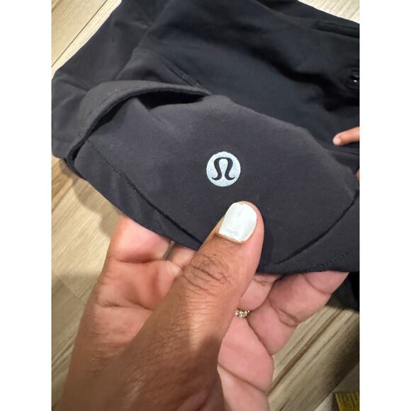 Lululemon Speed Up Shorts 4” Black Size 8 Women’s Running Athletic Lined - Picture 6 of 6